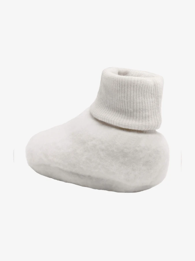 Buciki 100% wełny merino - Tofu / HUTTEliHUT