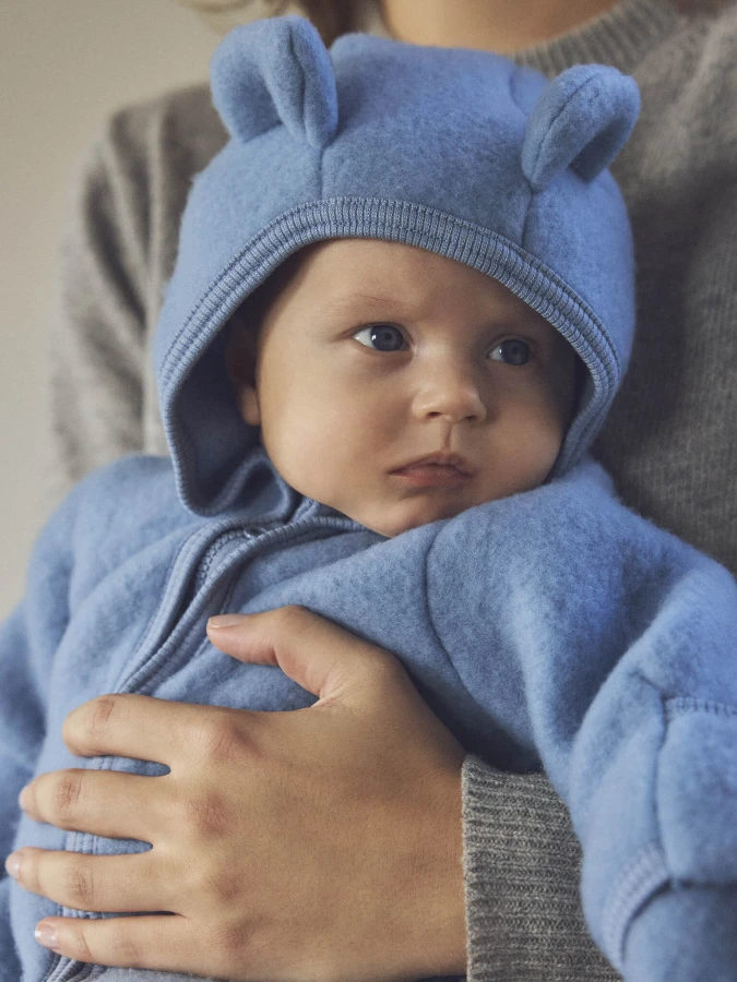 Rękawiczki 100% wełny merino - Windward Blue / HUTTELiHUT