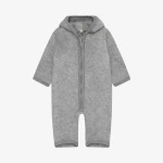Kombinezon 100% wełny merino - Medium Grey Melange / HUTTEliHUT