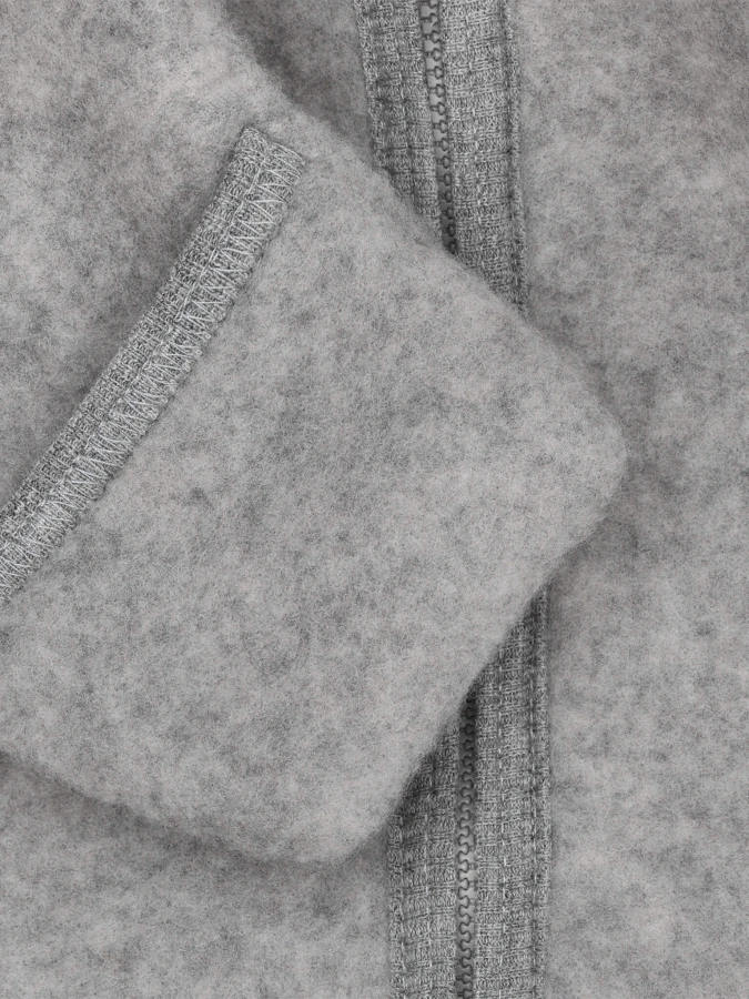 Kombinezon 100% wełny merino - Medium Grey Melange / HUTTEliHUT