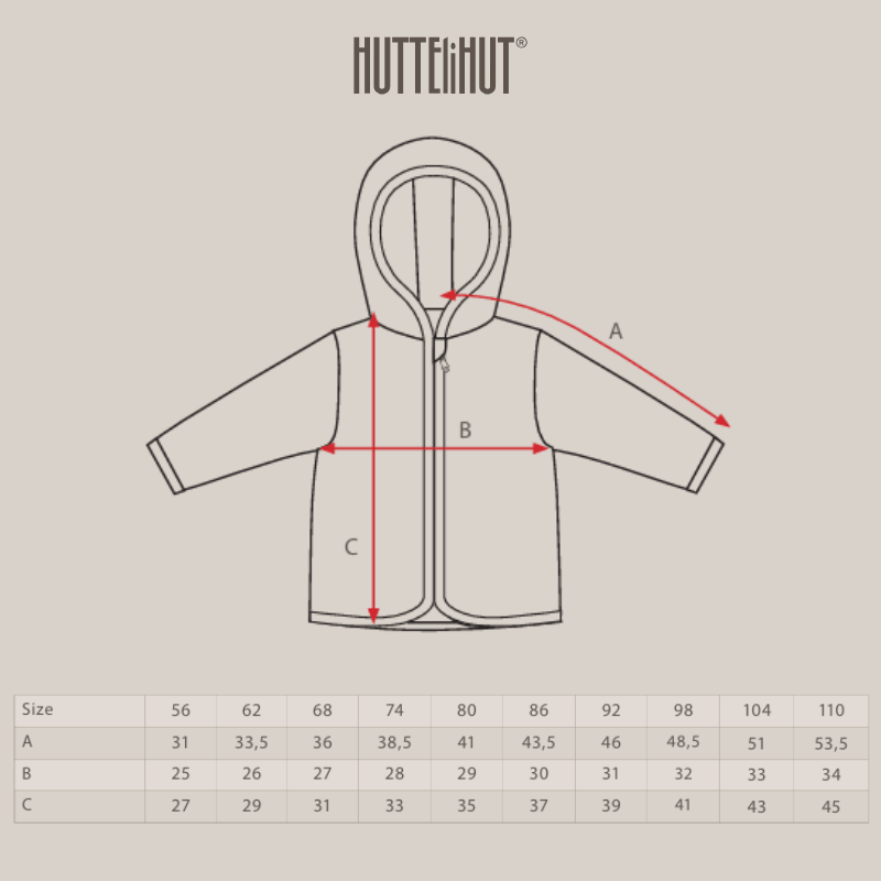 Kurtka 100% wełny merino - Woodrose / HUTTEliHUT