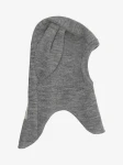 Kominiarka z uszkami królika w prążek - Medium Grey Melange / HUTTEliHUT