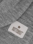 Kominiarka z uszkami królika w prążek - Medium Grey Melange / HUTTEliHUT
