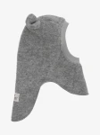 Kominiarka z uszkami misia - Medium Grey Melange / HUTTEliHUT