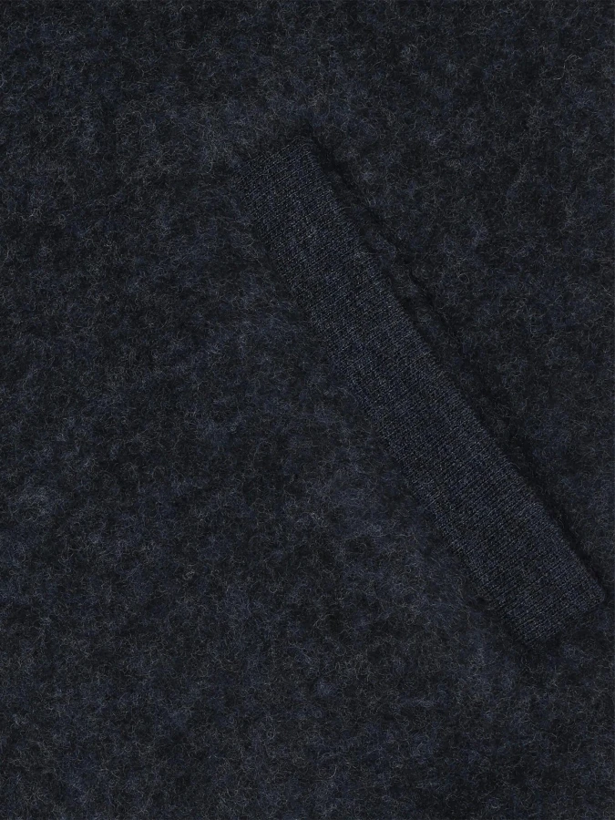 Dziecięca kamizelka 100% wełny merino - Navy Melange / HUTTEliHUT
