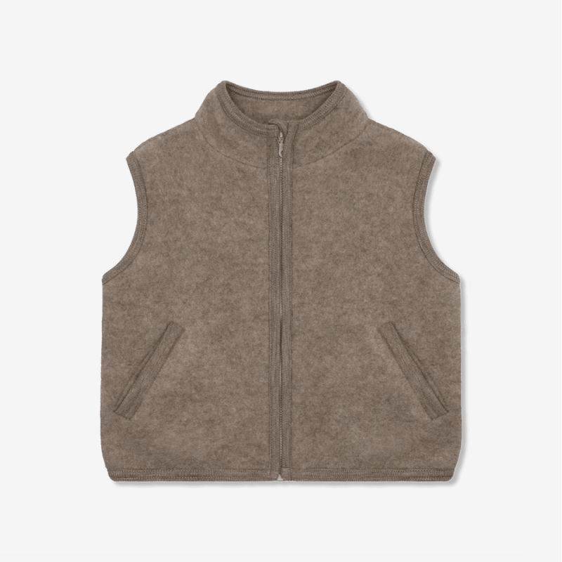 Dziecięca kamizelka 100% wełny merino - Savannah Melange / HUTTEliHUT