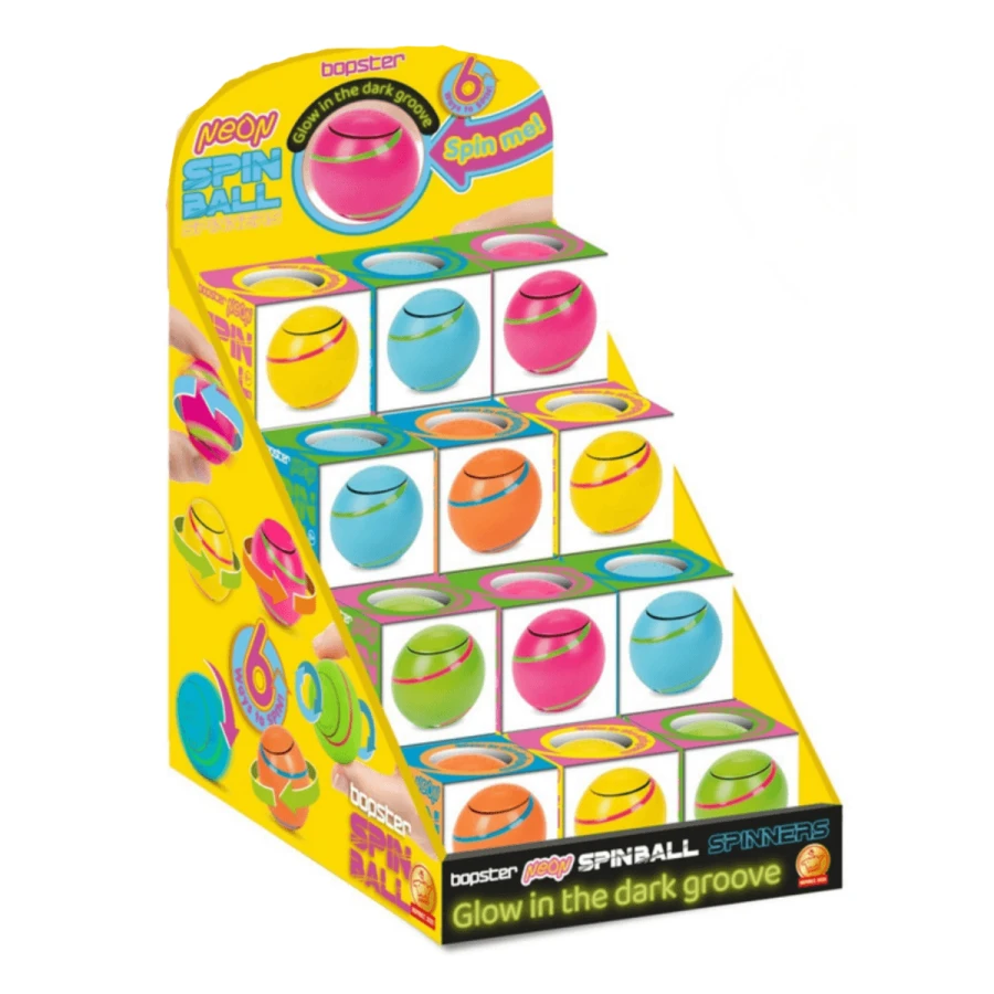 Fidget Spinner, Spin Ball NEON, różne kolory / Bopster