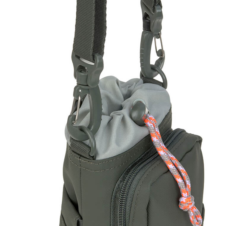 Torebka saszetka na butelkę i smakołyki 2w1 Boudi - dark olive / Palopa