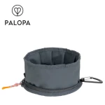 Miska turystyczna dla psa składana Tura - anthracite / Palopa