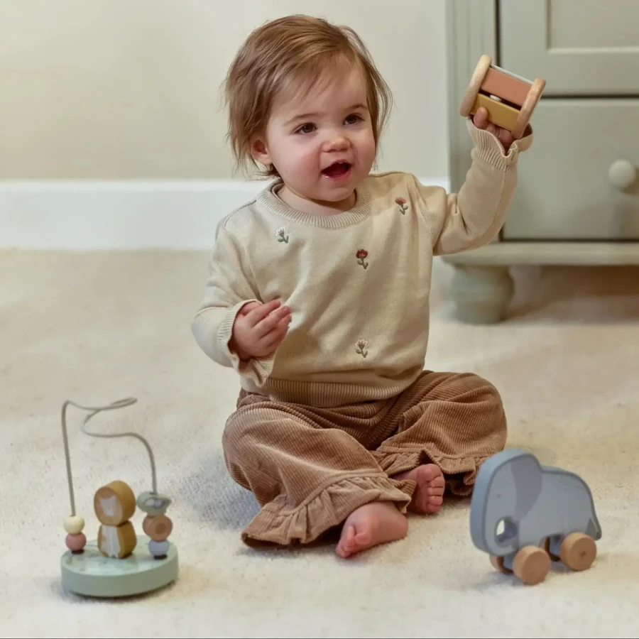 Drewniany zestaw prezentowy Safari Friends FSC / Little Dutch