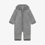 Kombinezon 100% wełny merino - Medium Grey Melange / HUTTEliHUT