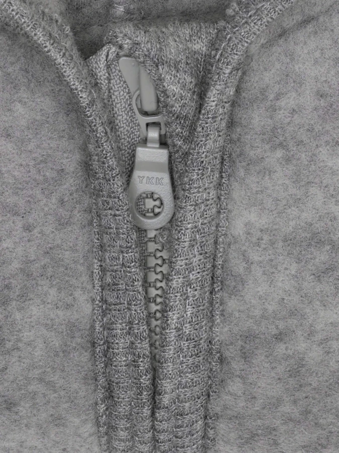 Kombinezon 100% wełny merino - Medium Grey Melange / HUTTEliHUT