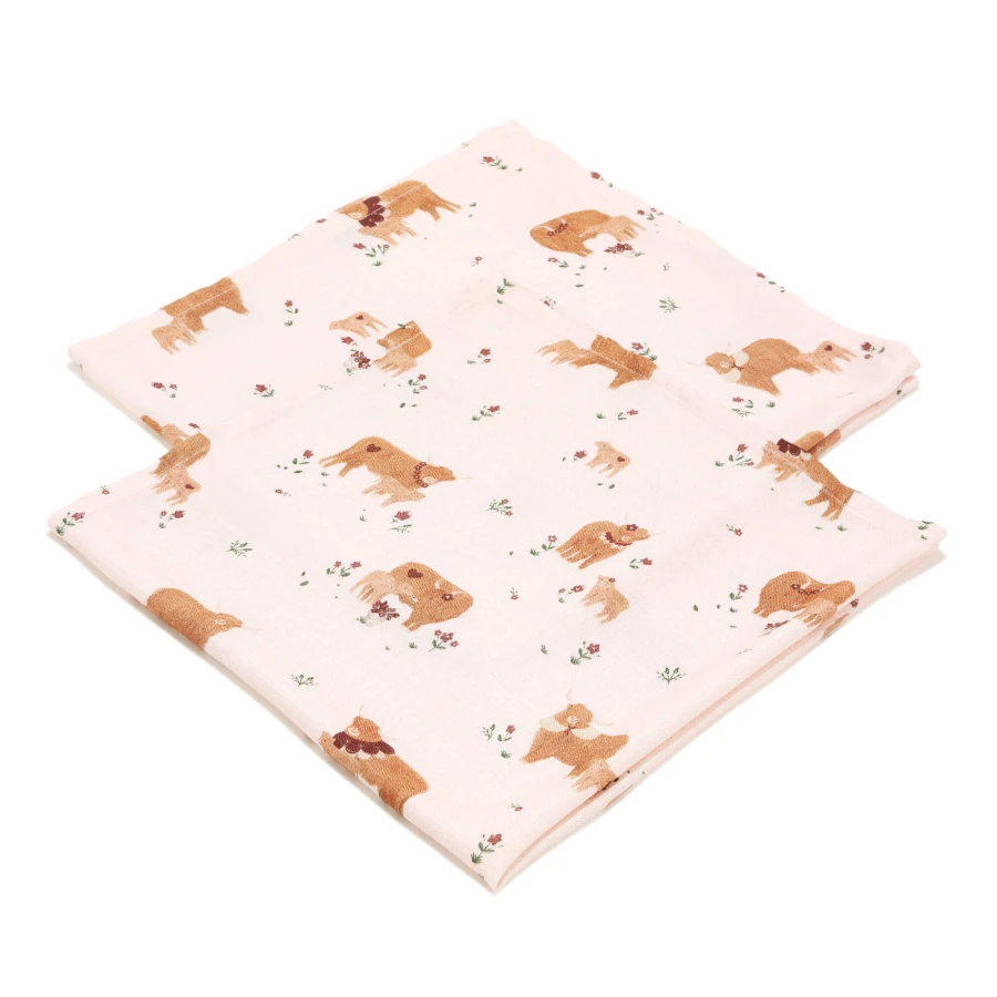 2-pak pieluszek 100% Bamboo - MOO MEADOW / La Millou