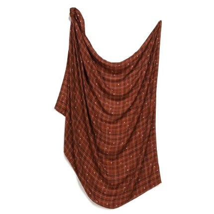 Bambusowy otulacz muślin 115 x 140 cm - MOO MEADOW PLAID / La Millou