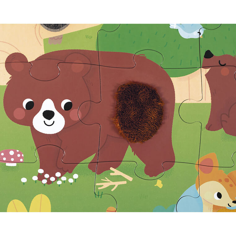 Puzzle sensoryczne Las 20 el. 2+ / Janod
