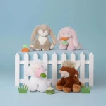 Króliczek z magnetycznym smoczkiem Binky Bunny Hop / Dinkum Dolls