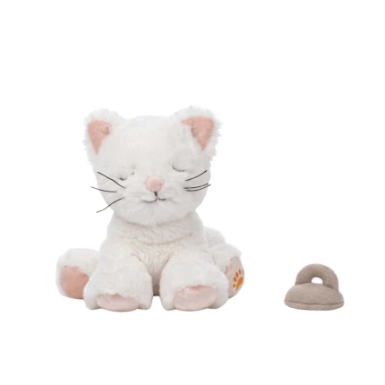 Kotek z magnetycznym smoczkiem Binky Kitten Kiki White / Dinkum Dolls