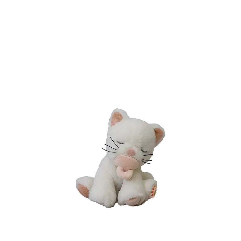 Kotek z magnetycznym smoczkiem Binky Kitten Kiki White / Dinkum Dolls