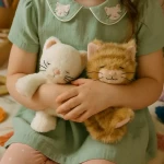 Kotek z magnetycznym smoczkiem Binky Kitten Koda Ginger / Dinkum Dolls