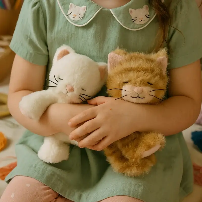 Kotek z magnetycznym smoczkiem Binky Kitten Koda Ginger / Dinkum Dolls