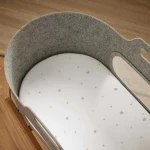 Zestaw 2 prześcieradeł do łóżeczka dziecięcego SnuzPod - white, star / Snuz