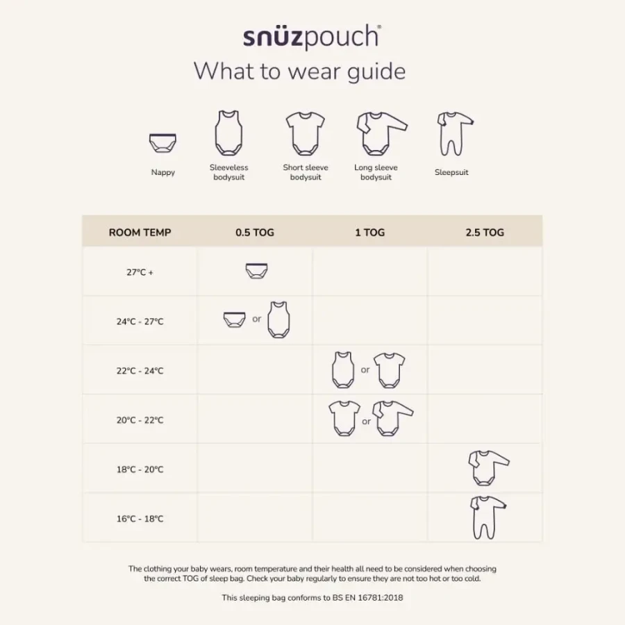 Śpiworek SnuzPouch - White, Star / Snuz