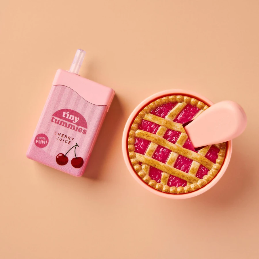 Zestaw Wiśniowy Piknik Tiny Tummies - Soczek i Ciasto / Tiny Harlow