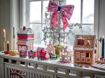 Świąteczny pociąg ceramiczny Gloria / Bloomingville Mini
