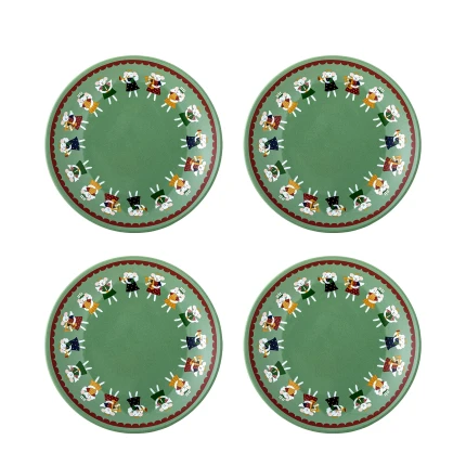 Zestaw talerzy Peo - Green / Bloomingville Mini