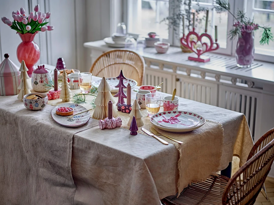 Zestaw kubków z kamionki Ornamentia - Multi / Bloomingville Mini