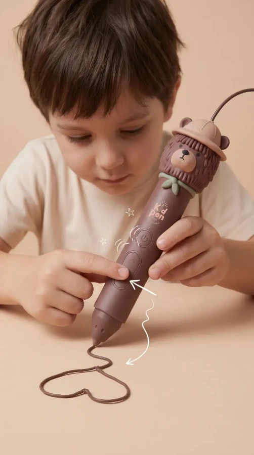 Długopis 3D KidPen Creator - Bear / Kidinex
