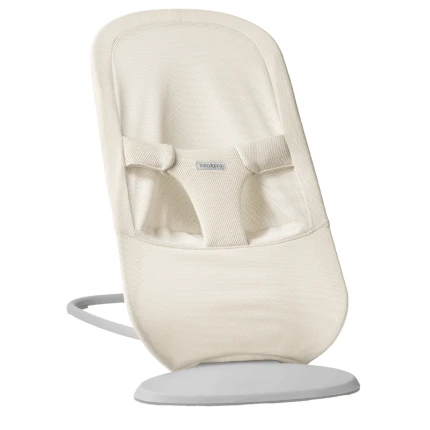 BABYBJORN - leżaczek BEGIN MESH, kremowy