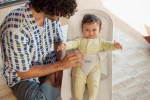 BABYBJORN - leżaczek BEGIN MESH, kremowy