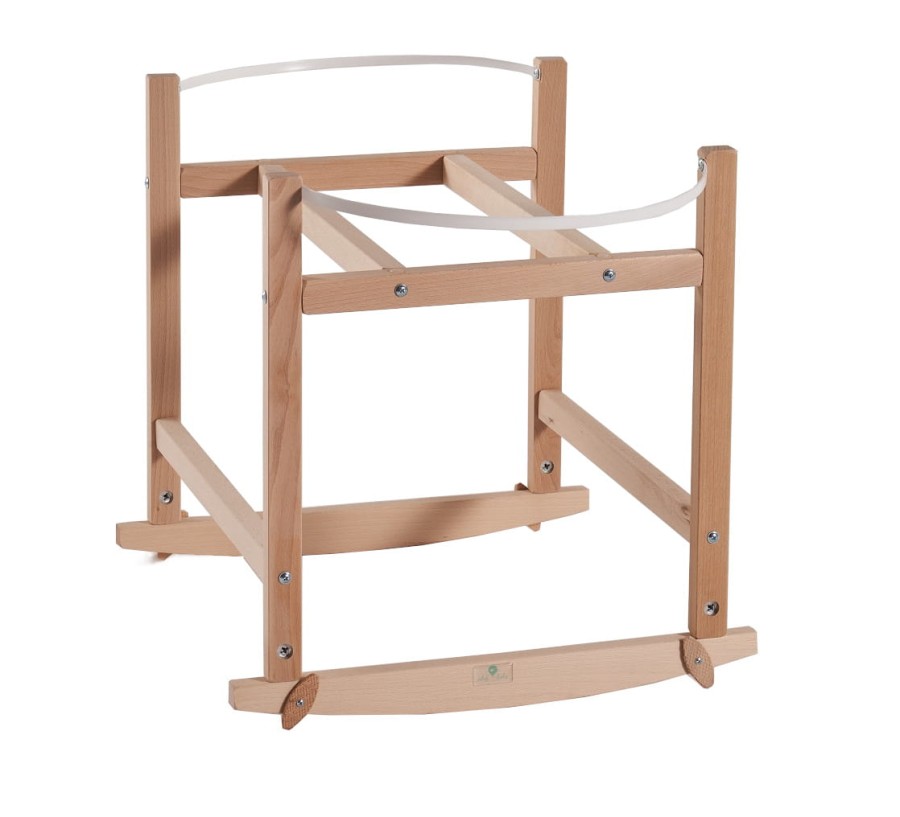 KOŁYSKA do kosza Mojżesza ROCKINGBABY - Naturalna / AhojBaby