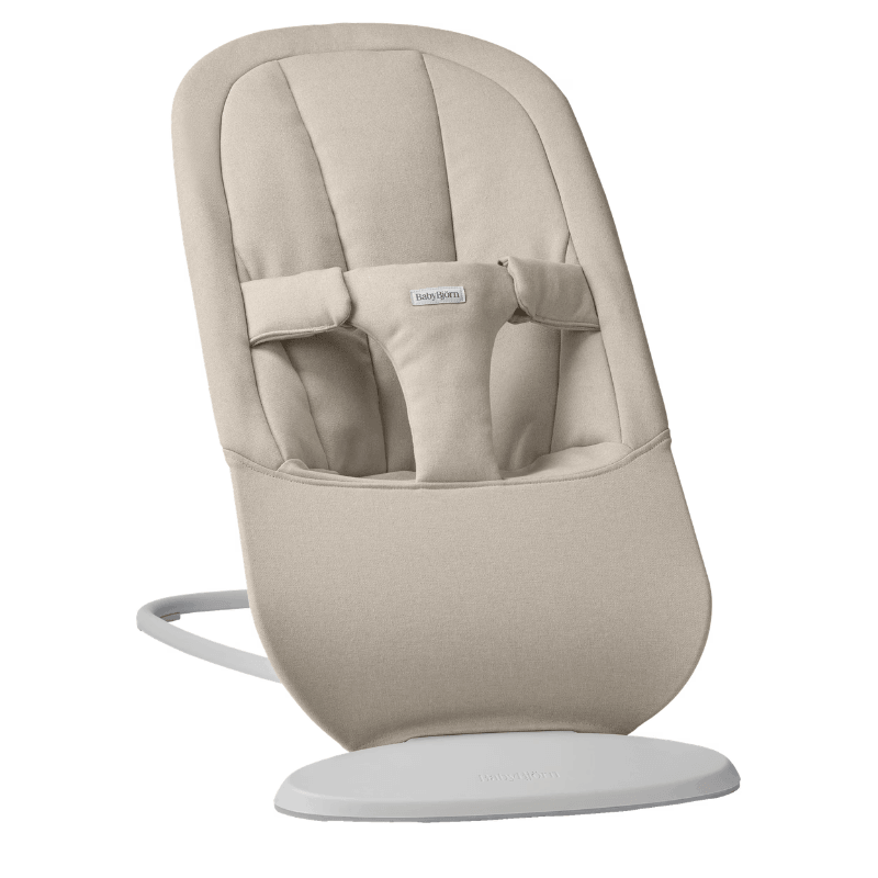 BABYBJORN - leżaczek BEGIN WOVEN, piaskowoszary