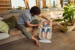 BABYBJORN - leżaczek BEGIN WOVEN, piaskowoszary