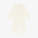 Rampers z 100% wełny merino - Antique White / Fixoni