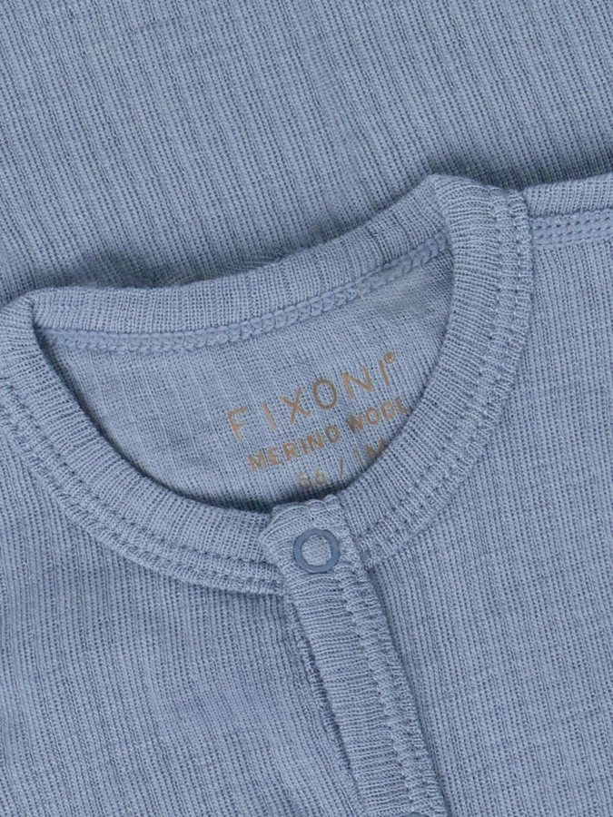 Rampers z 100% wełny merino - Windward Blue / Fixoni