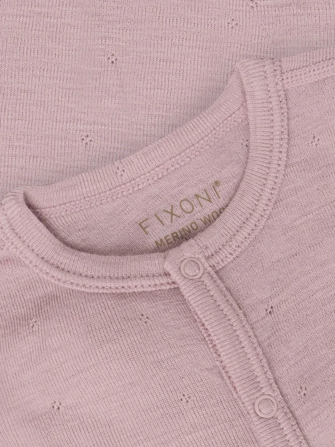 Rampers z 100% wełny merino - Woodrose / Fixoni