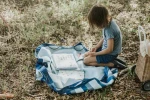 Worek na Zabawki i Mata do Zabawy NOOMAD Outdoor 2w1 - Blue Stripes / Play&Go