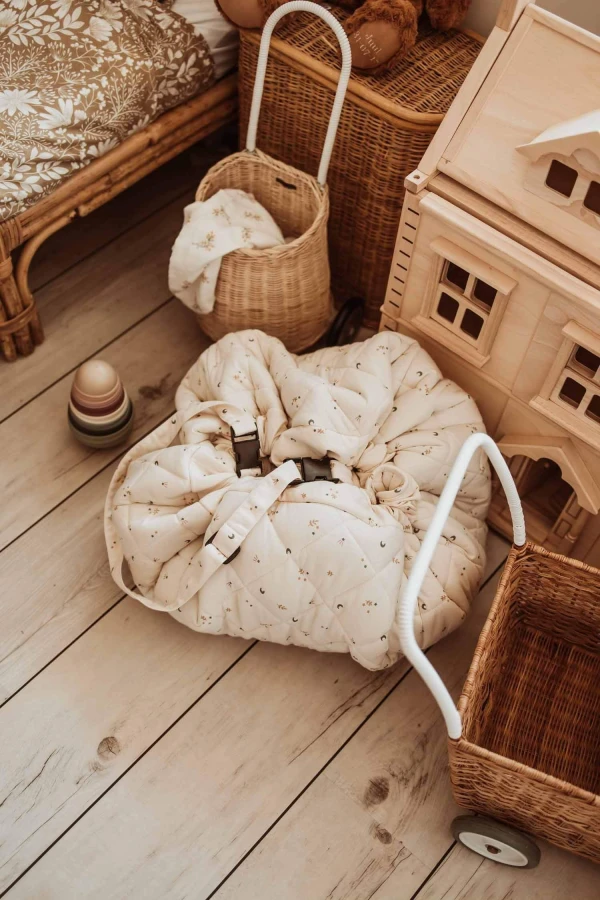 Mata i Worek na Zabawki NOOMAD Soft 3w1 Organic - Moon / Play&Go