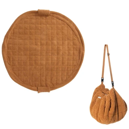 Mata i Worek na Zabawki NOOMAD Soft 3w1 Teddy - Brown / Play&Go