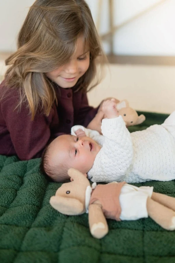 Mata i Worek na Zabawki NOOMAD Soft 3w1 Teddy - Evergreen / Play&Go