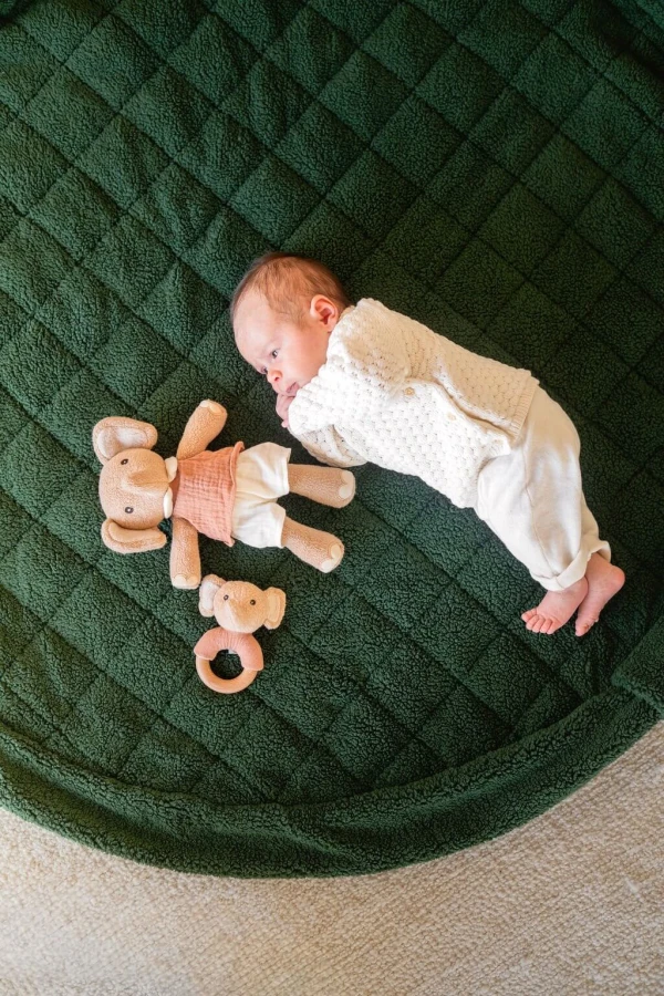 Mata i Worek na Zabawki NOOMAD Soft 3w1 Teddy - Evergreen / Play&Go