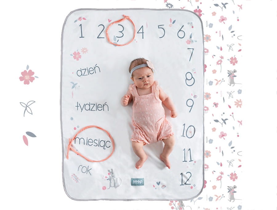 Foto-Kocyk ROSY WHITE / Snap the moment