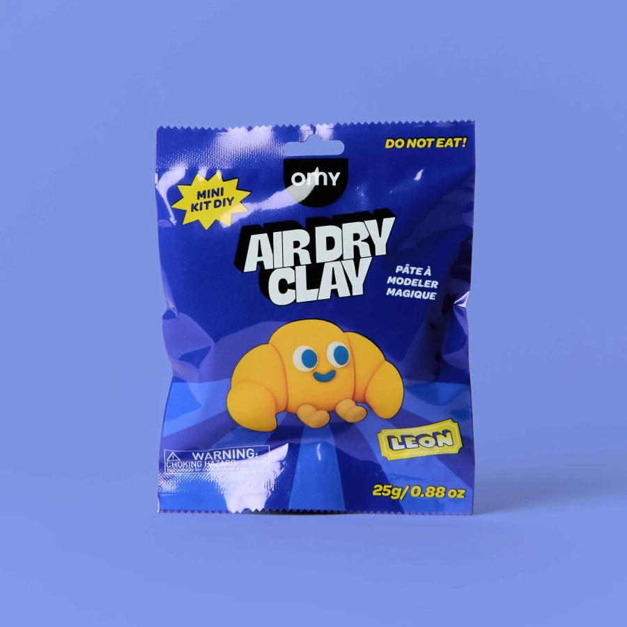 Zestaw kreatywny z masą samoutwardzalną AIR CLAY - Leon / OMY