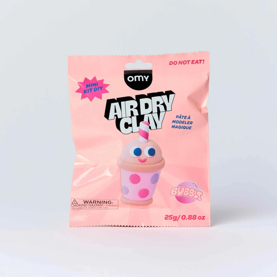 Zestaw kreatywny z masą samoutwardzalną AIR CLAY - Bubble / OMY