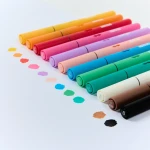Markery akrylowe pędzelkowe Brush Power 12 szt. / OMY