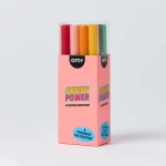 Markery akrylowe pędzelkowe Brush Power 12 szt. / OMY