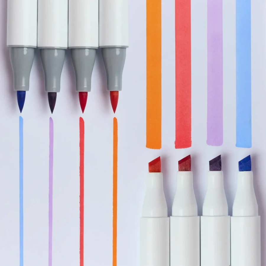 Dwustronne markery alkoholowe Smooth Ink 9 szt. / OMY